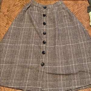 Plaid skirt